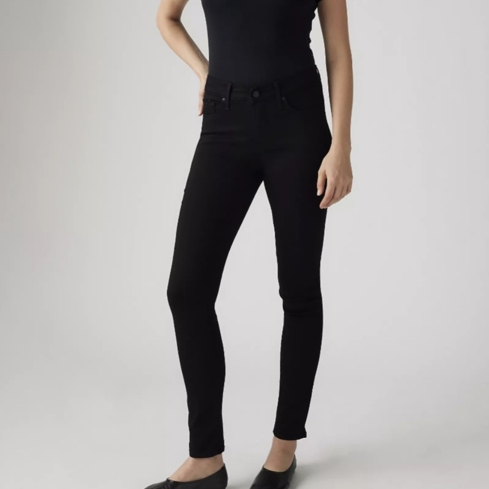 Levi's 311 Women's Jeans Size 25 Back Stretch Mid-Rise Shaping Skinny Fit Denim